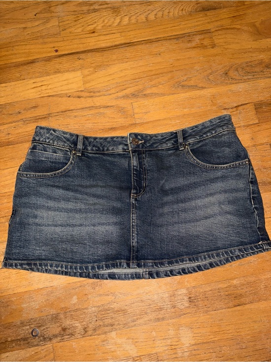 Garage Dresses & Skirts - Garage Dark Wash Denim Mini Skirt